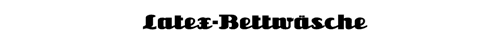 Bettwsche
