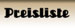 Preisliste